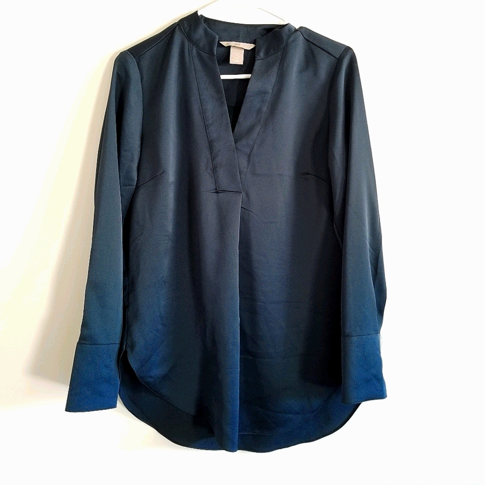 Navy blue H&M Work Blouse